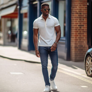 White tshirt for men